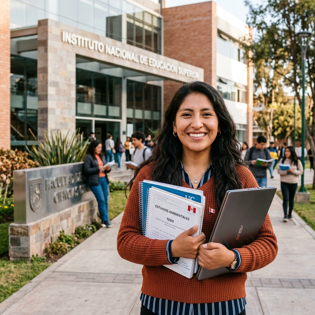 Estudiante del CEBA Señor de las Ánimas